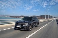 A Kia Sorento on the Road