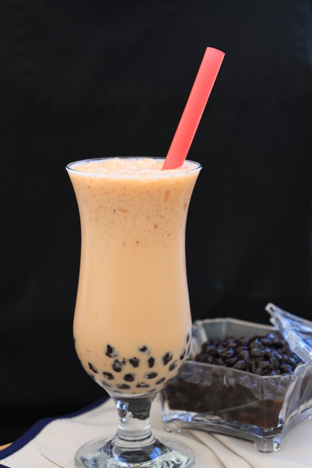 Portrait of a layered fruit tea