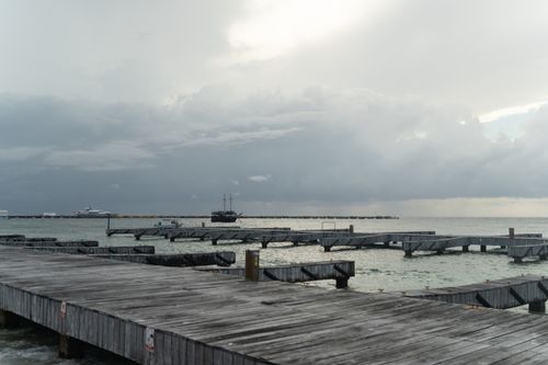 A Sea Under Cloudy Sky · Free Stock Photo