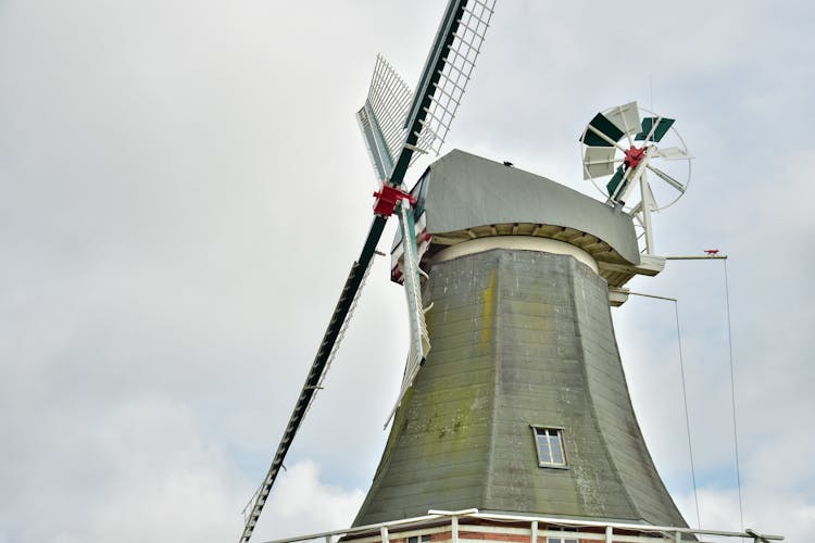 Vintage Windmill Building