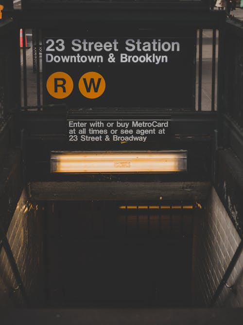 Gratis lagerfoto af lys, metrostation, New york