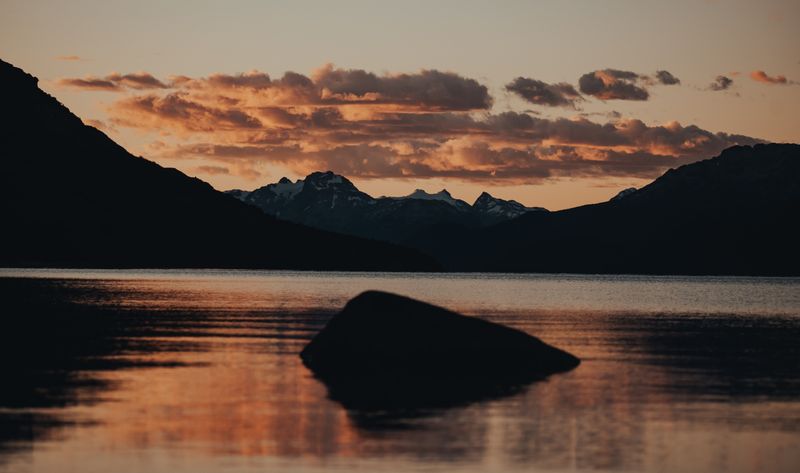 Atardecer en el lago
