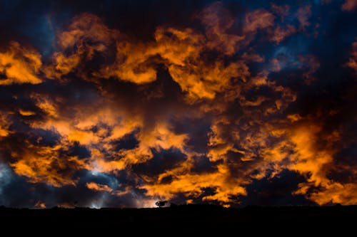 Immagine gratuita di alba, cielo, cielo arancione