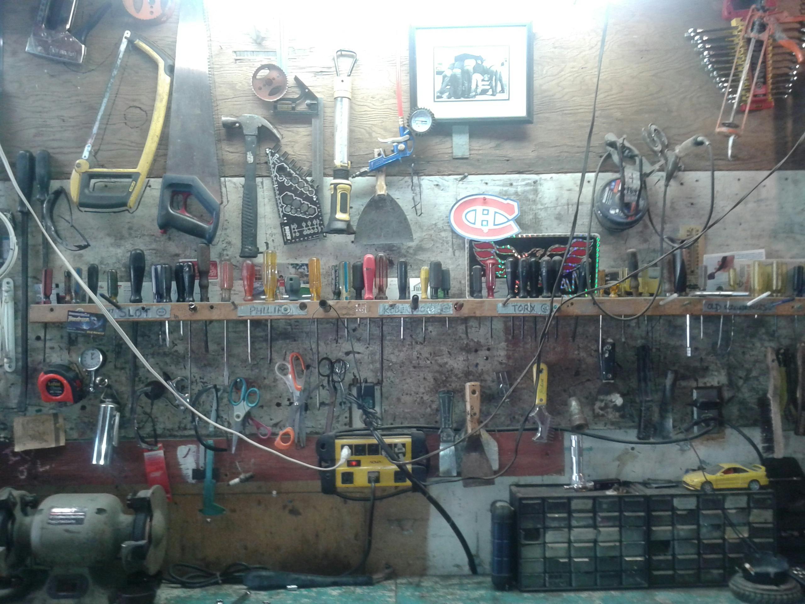 Free stock photo of garage, tools