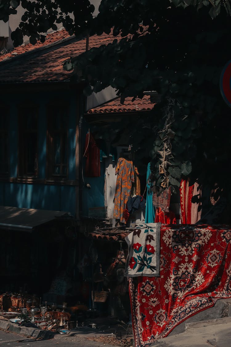 Market Stall With Local Products