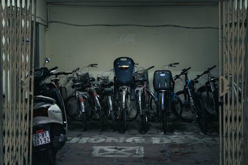 A Bicycle Parking Lot