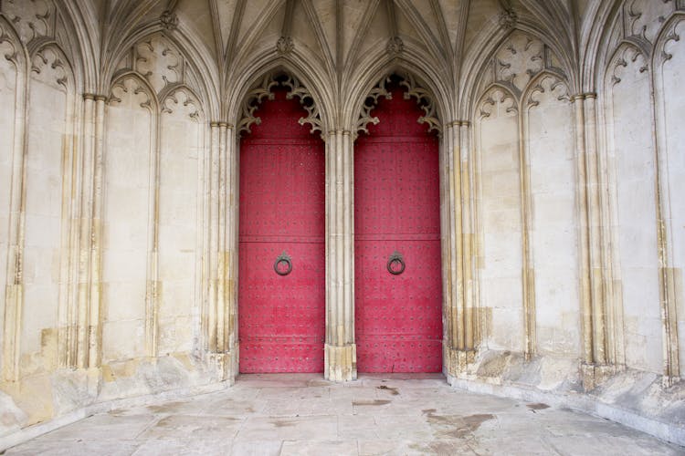 Entrance To The Winchester Cathedral