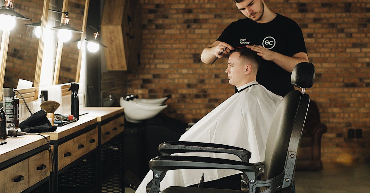 Hairdresser Cutting Hair