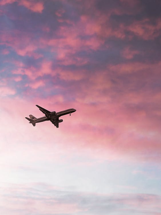 Airplane Flying in the Sky