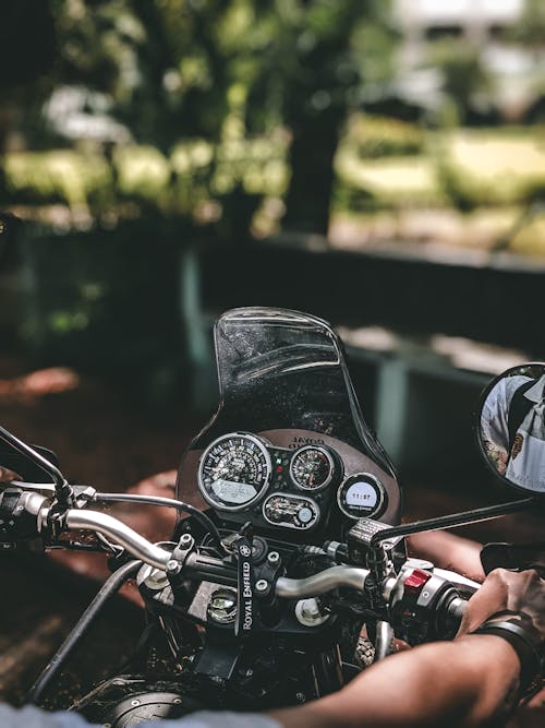 Dashboard and Handlebar of Motorcycle