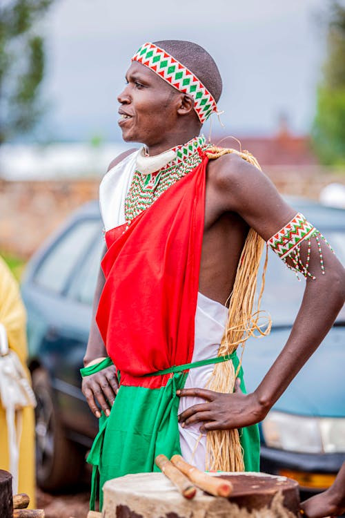 Man in Traditional Clothing