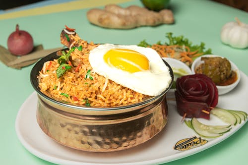 Free Rice Platter, Biriyani Stock Photo