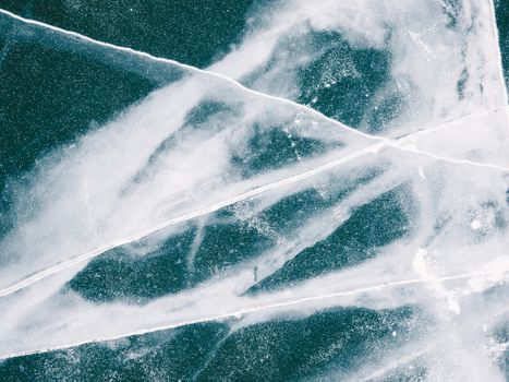 A Frozen Cracked Surface