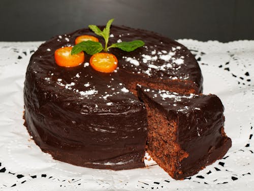 Gratis stockfoto met cake, chocolade, citron