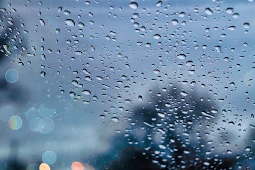 Kostnadsfri bild av fönster, regn, regndroppar