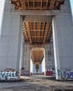 Graffiti Under Bridge