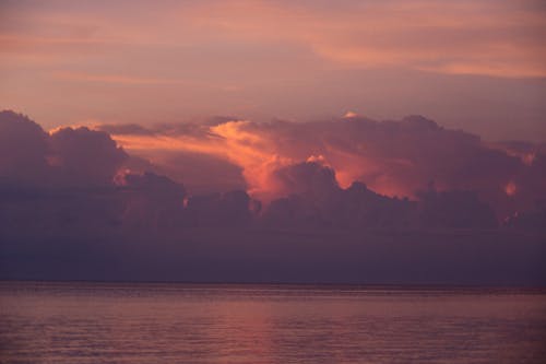 Dramatic Sky Over Body of Water