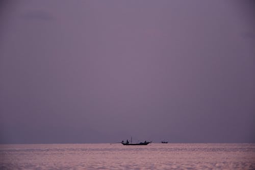 คลังภาพถ่ายฟรี ของ ซิลูเอตต์, ทะเล, มหาสมุทร