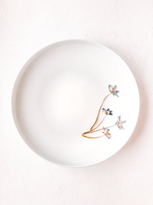 Plate with Flowers