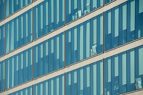 Free 
A Building with Glass Panel Windows Stock Photo