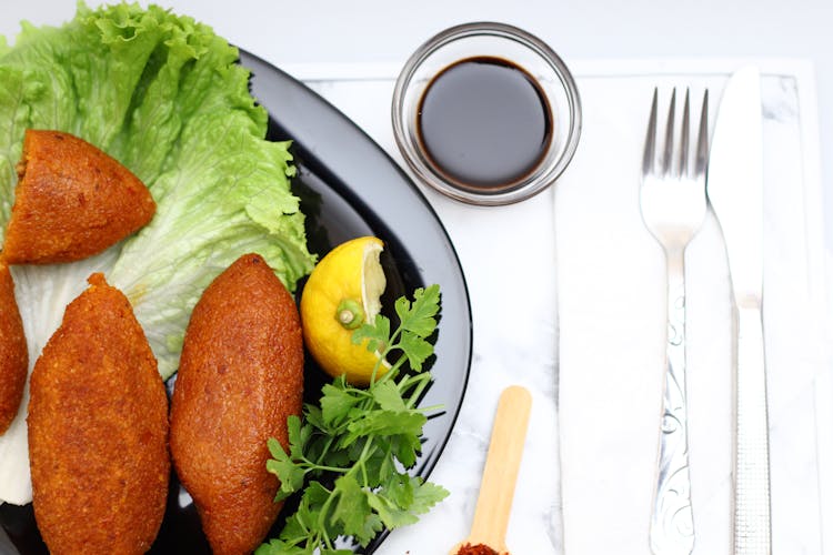 Kibbeh Dish On A Plate