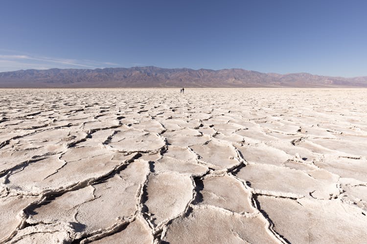 Badwater Basin Under Blue Sky