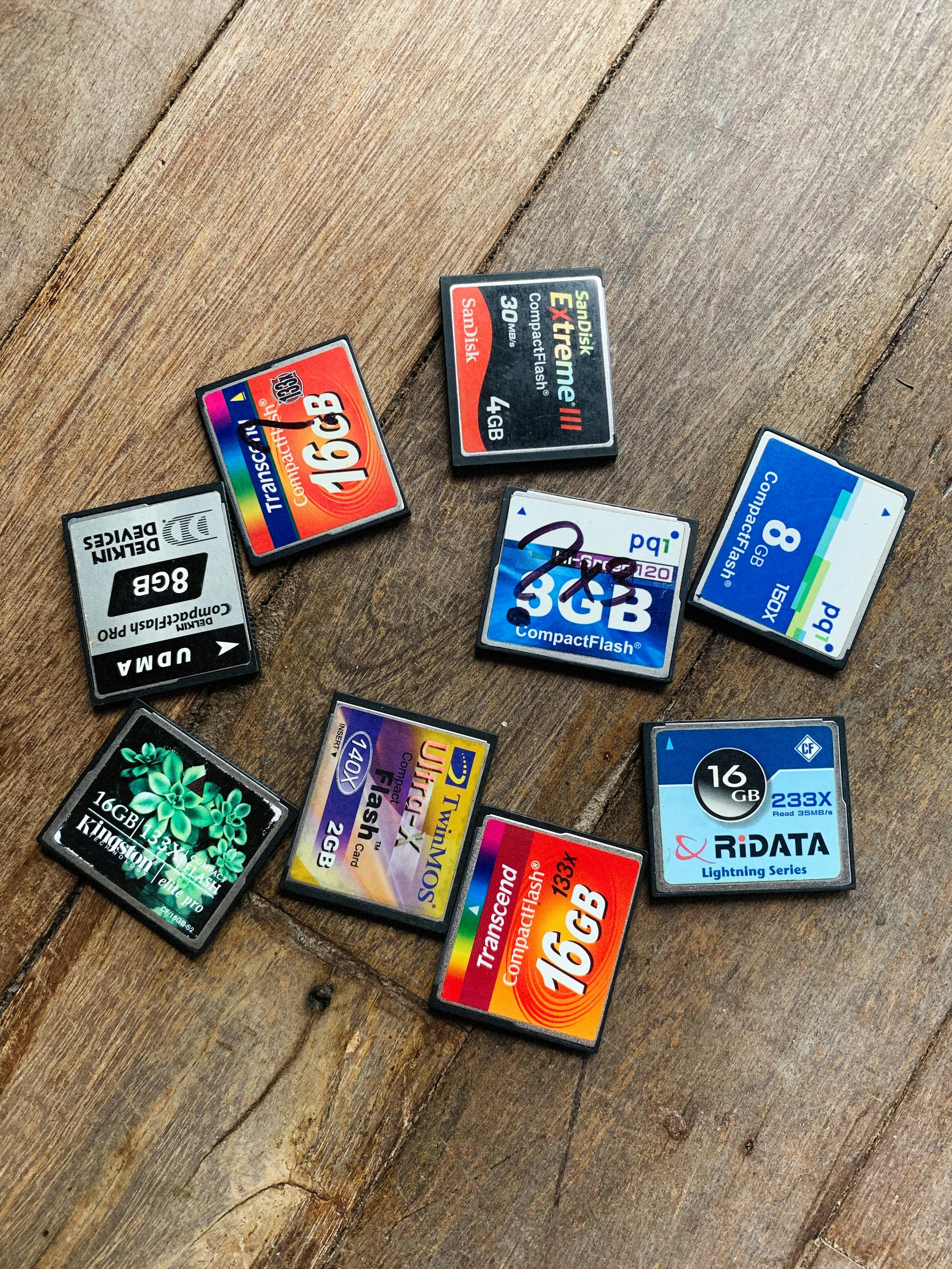 Flash Memory Cards · Free Stock Photo