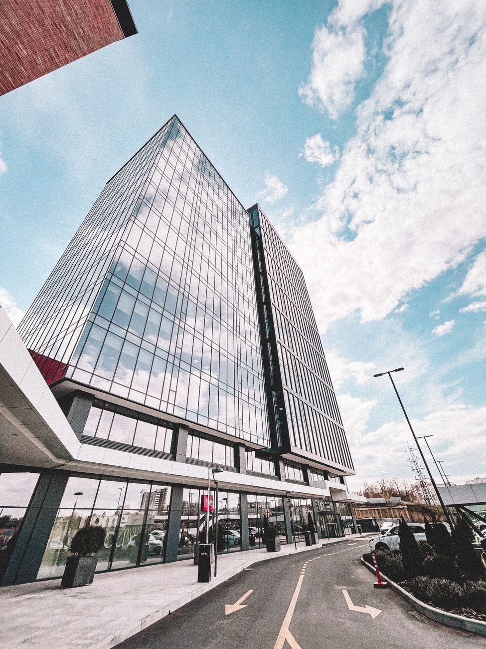 Modern commercial building