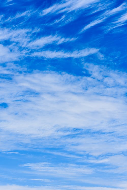 Gratis stockfoto met blauwe lucht, verticaal schot, wolken