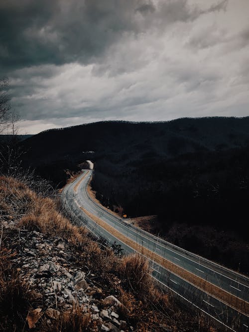 Photo of Road Near Mountains