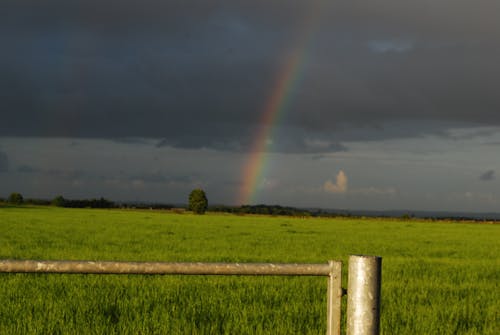ゲート, 虹, 雲の無料の写真素材