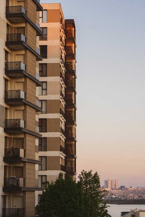 Balconies of Apartment Buildings