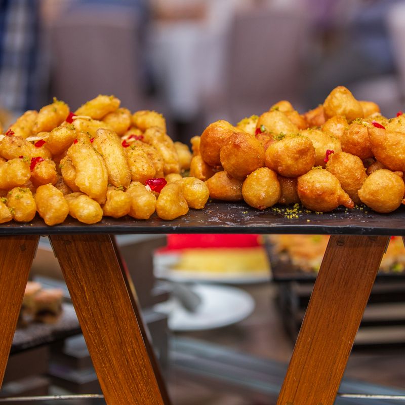 Budget Honey Chickpea Flour Fritters
