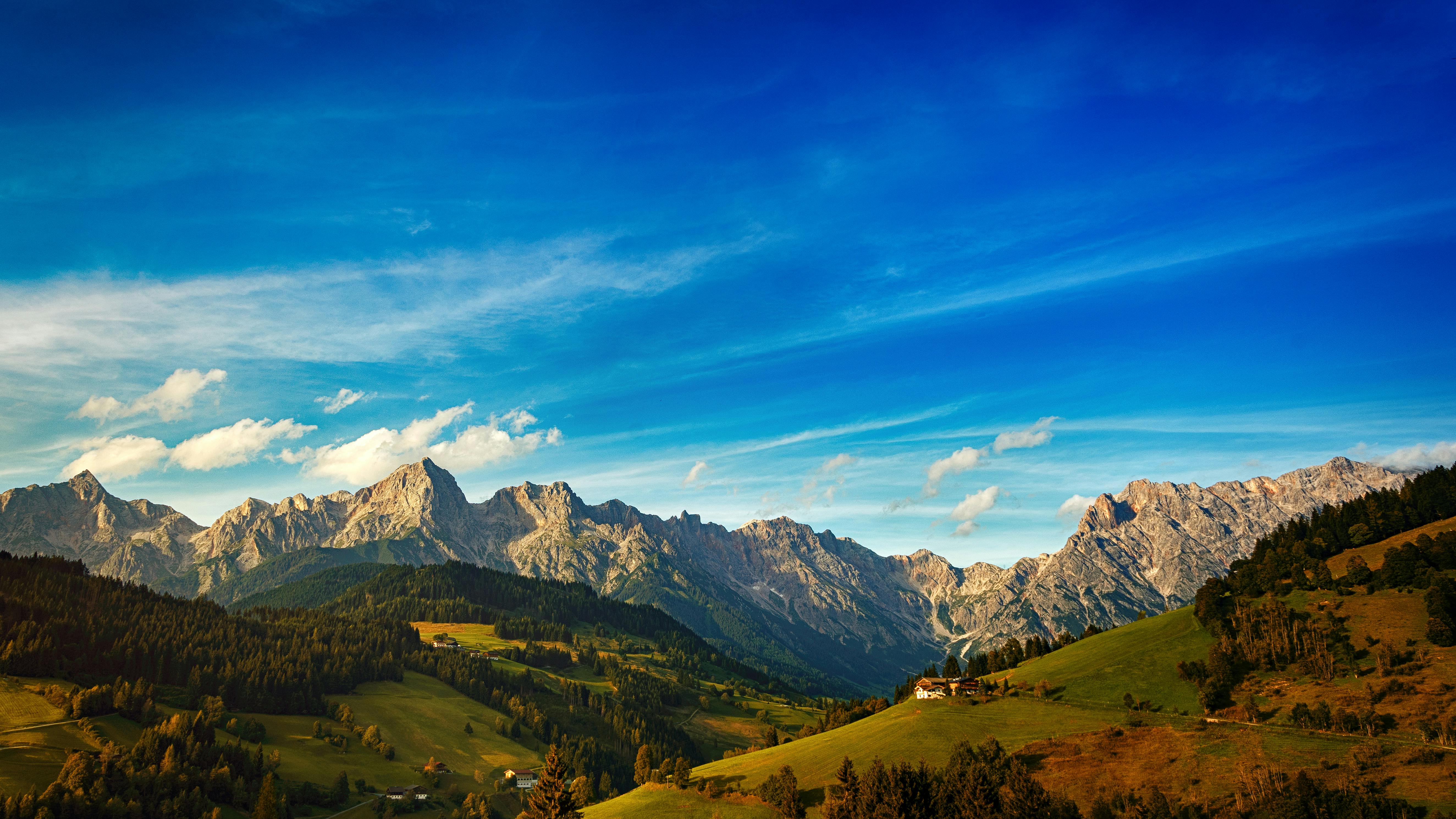 Landscape photography of mountains free stock photo