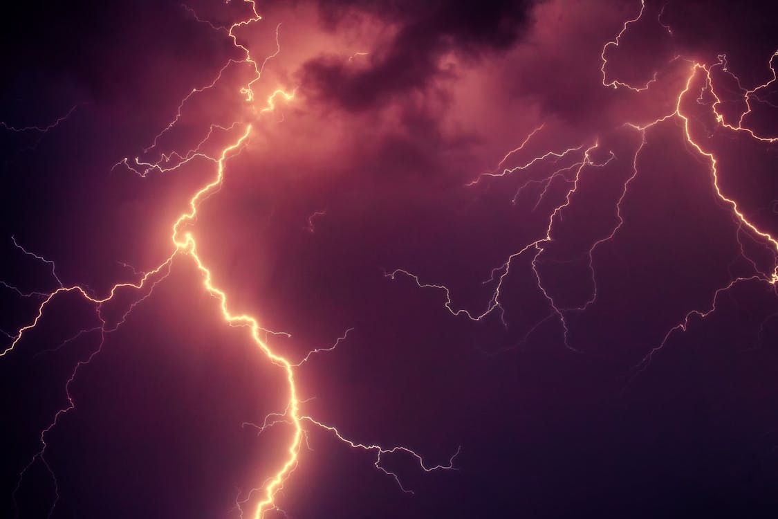 Free Lightning During Nighttime Stock Photo