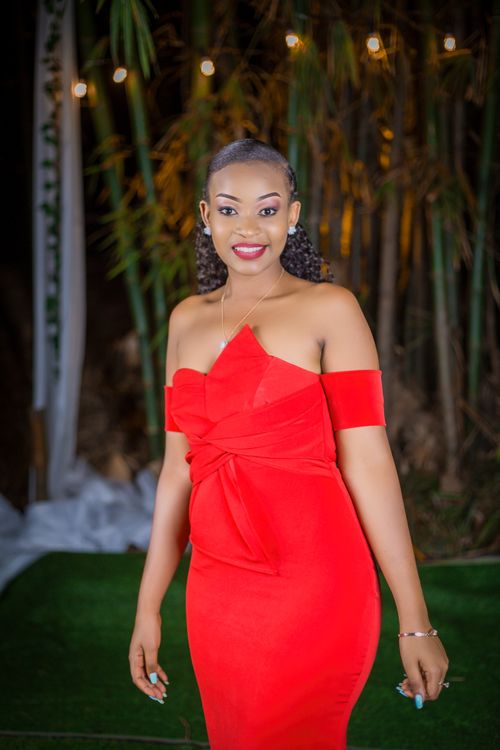 A Woman in a Red Dress Free Stock Photo A Woman in a Red Dress Free Stock Photo