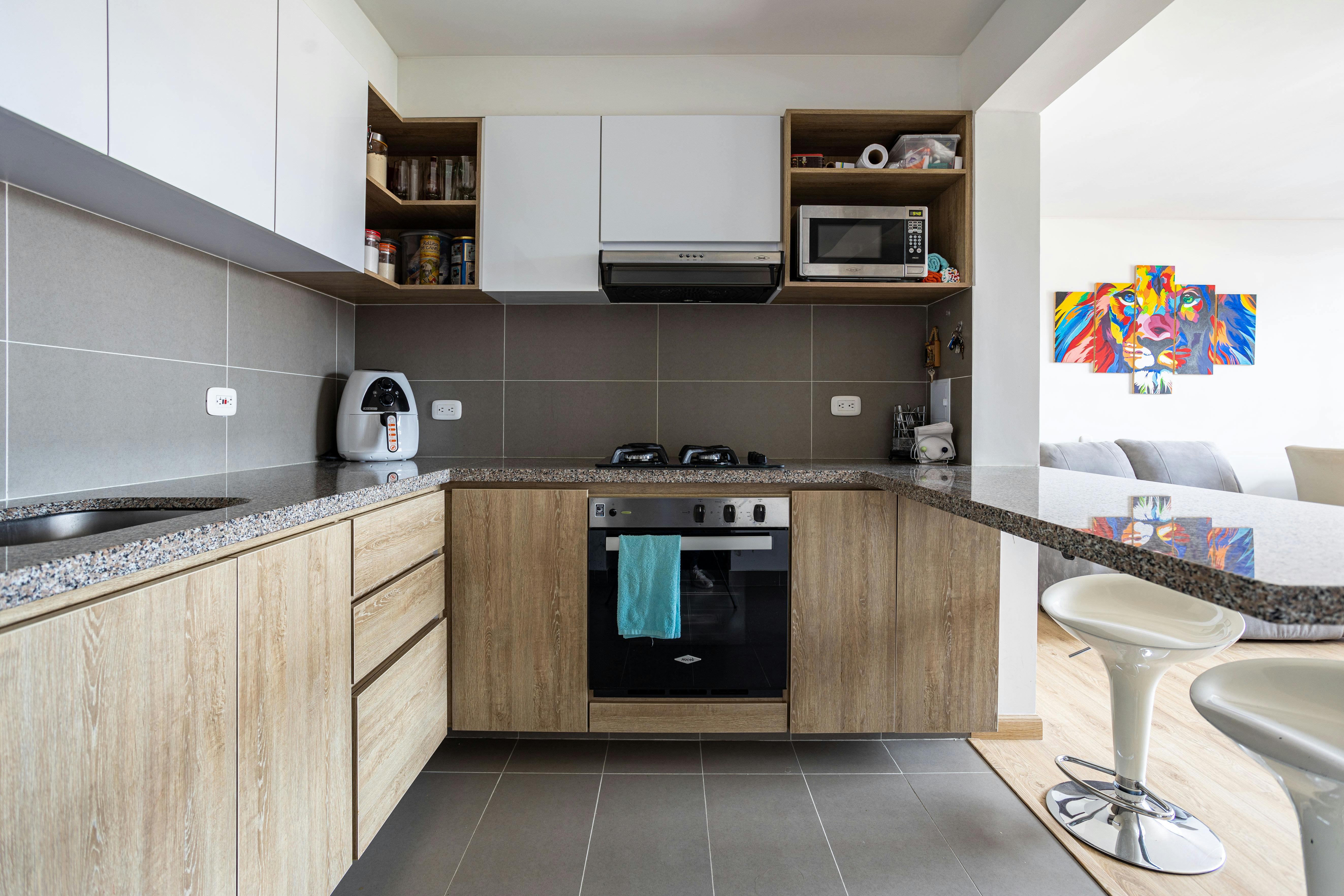 apartment kitchen counter planner lifestyle photo 2