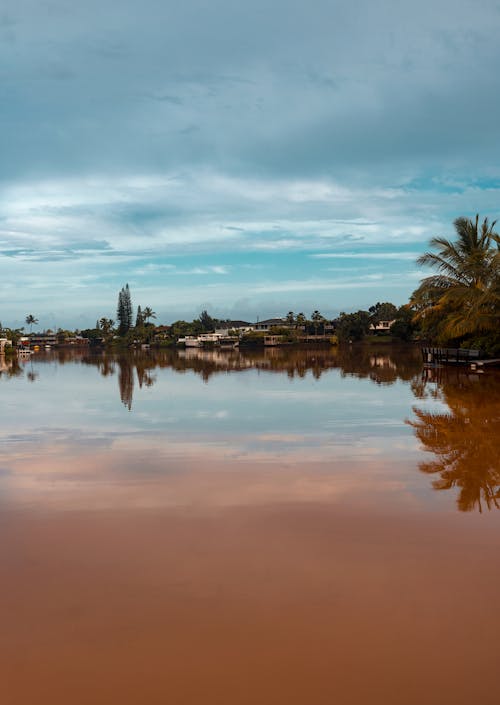 Foto stok gratis awan, danau, Desa