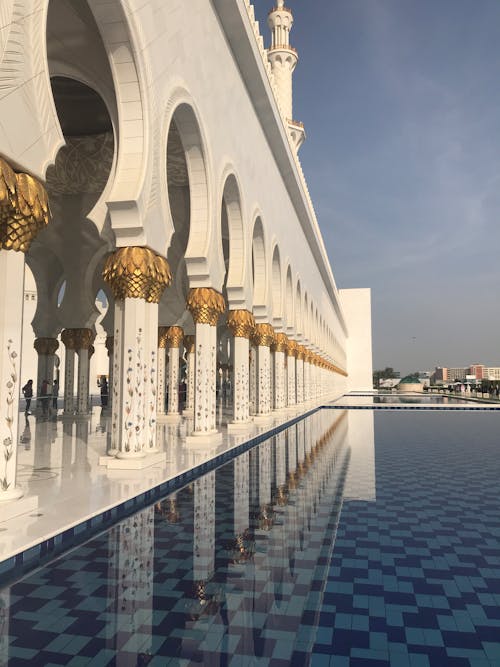 無料 アブダビ, アラブ首長国連邦, イスラム建築の無料の写真素材 写真素材