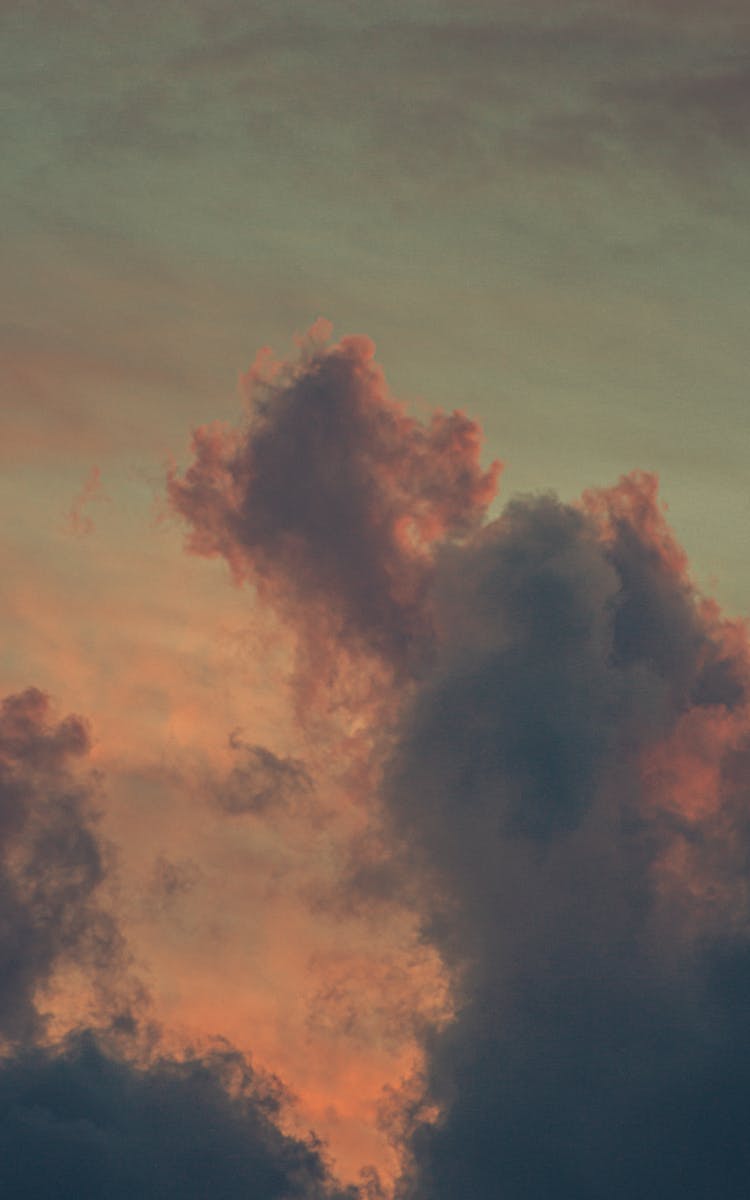 Gray Clouds During Sunset