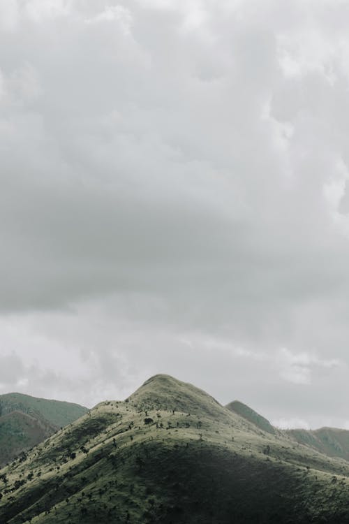 Бесплатное стоковое фото с вертикальный выстрел, гора, дождь