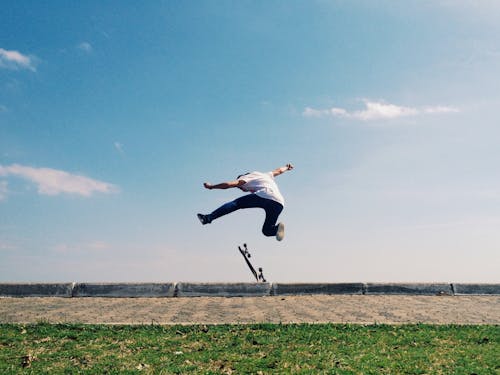 Δωρεάν στοκ φωτογραφιών με skateboard, skateboarding, άλμα