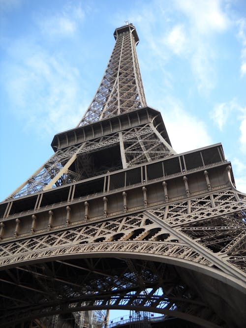 Free Low Angle Photography of Eiffel Tower Stock Photo