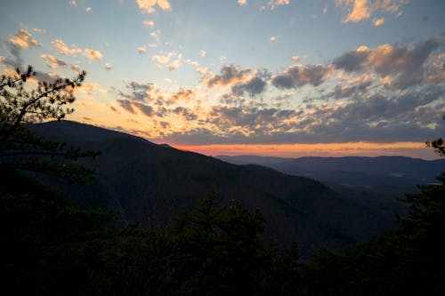 Free stock photo of blue ridge mountain sunset, blue ridge mountains, mountain sunset