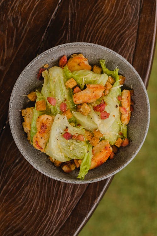 Free Chicken Salad in Bowl Stock Photo