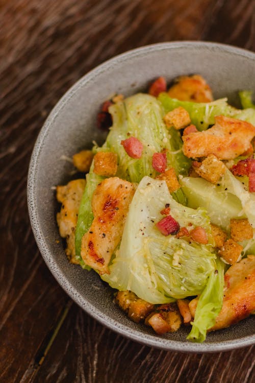 Free Chicken Salad in Bowl Stock Photo