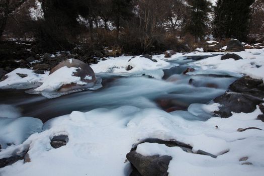 A Snow Covered River