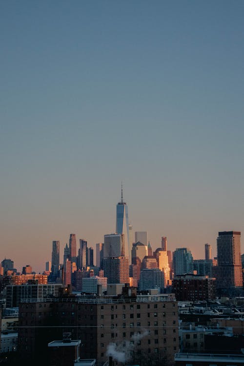 Ingyenes stockfotó city_skyline, függőleges lövés, new york city témában