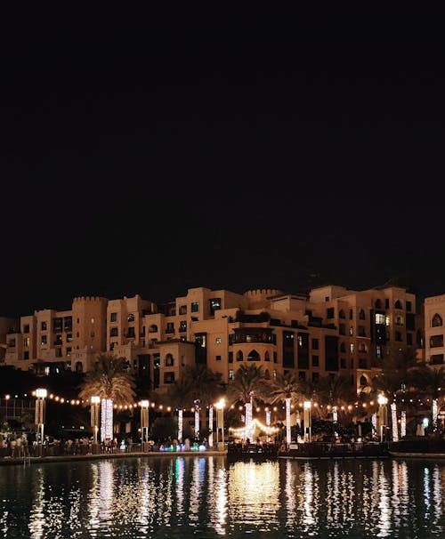 Ilmainen kuvapankkikuva tunnisteilla Dubai, ilta, joki