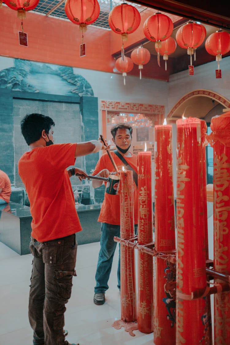 Men Making Lanterns